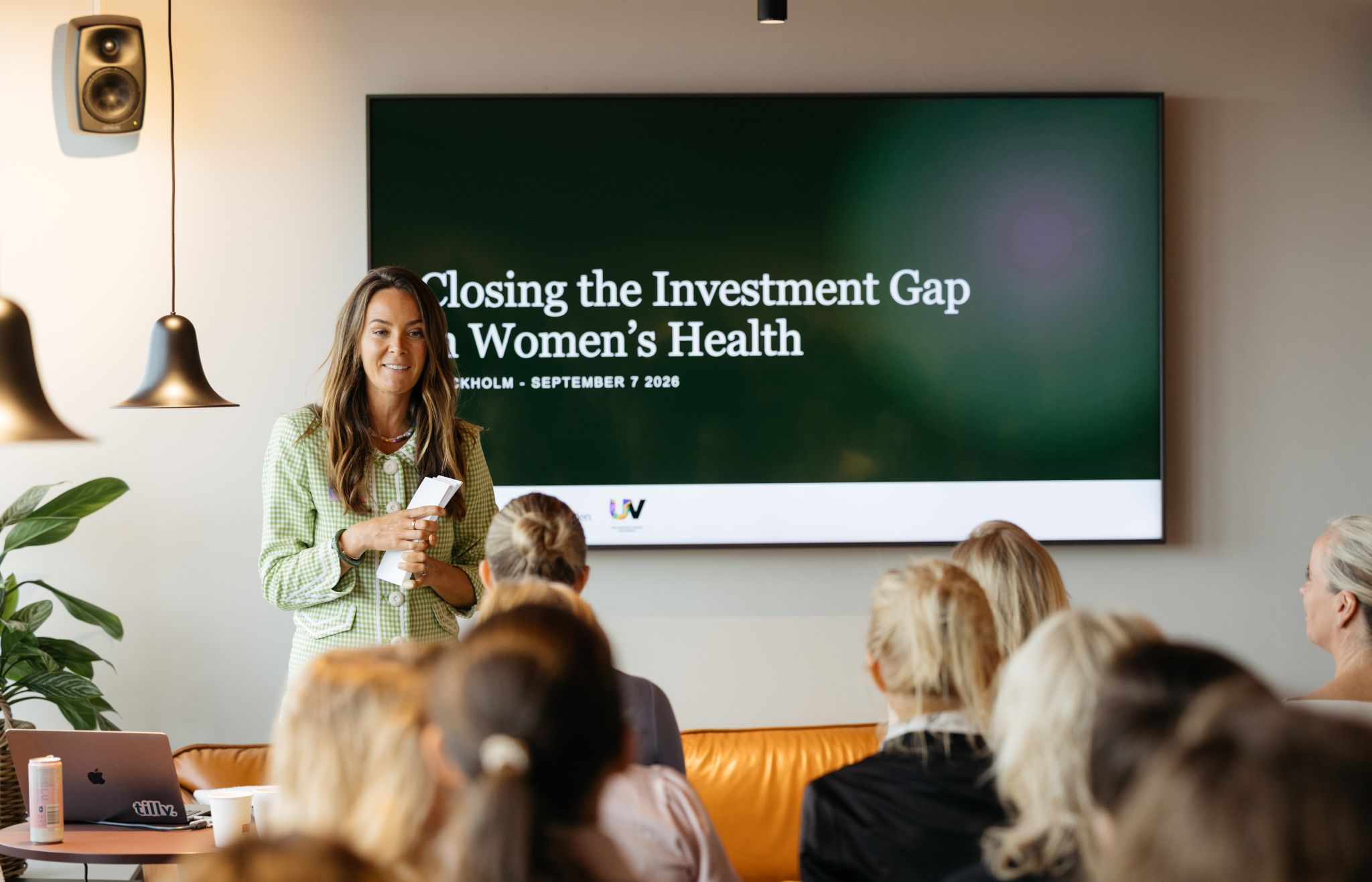 A presentation on closing the women’s health investment gap